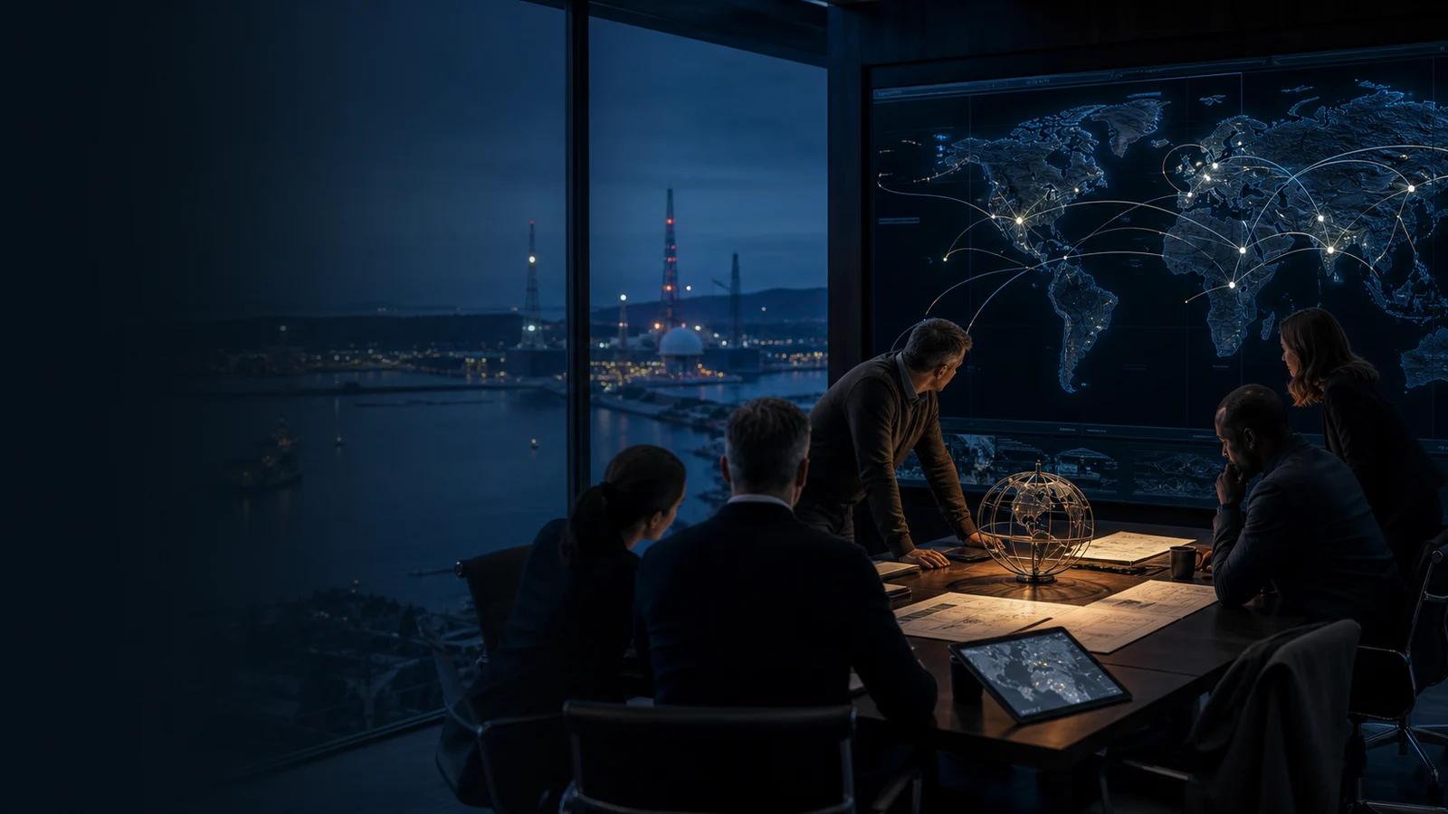 Global technology partnership and operational coordination across regions